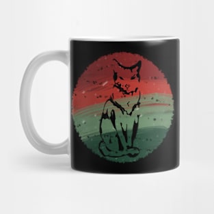 Christmas Orb - Sitting Cat Mug